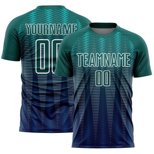 ซื้อเลย ชุดเสื้อฟุตบอล ระบายอากาศได้ดี ชุดกีฬาทีม 100% โพลีเอสเตอร์ ขนาดสั่งทำได้ XS-7XL รับผลิตแบบ Sublimation แบรนด์ส่วนตัวจากโรงงาน - Product Image 2