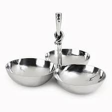 Juego de Tres Tazones de Aluminio Hechos a Mano, Plato Decorativo para Servir Frutos Secos, Dulces y Decoración de Mesa - Product Image 4