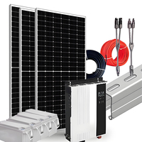 Système solaire photovoltaïque à panneaux monocristallins bifaciaux de type N de 1000 W de haute qualité, double vitrage, 23,2 % d'efficacité, cadre en alliage d'aluminium anodisé