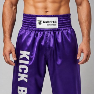 Kick Boxing <b>Trouser</b> Professional Athletic Bottoms Stretch Polyester/Nylon for Martial Arts <b>Training</b> Gym Workouts Sports - Product Image 5
