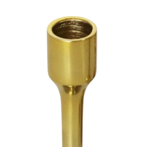 Candelabros de Diseño Clásico para Decoración del Hogar, Portavelas de Aluminio Fundido con Acabado Dorado Brillante, Hechos a Mano y Personalizados - Product Image 5