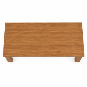 Mesa de Comedor Moderna de Madera de Teca Sólida con Patas Cuadradas Biseladas |   Juego de Comedor de Lujo Europeo Hecho a Mano para Apartamento - Product Image 4