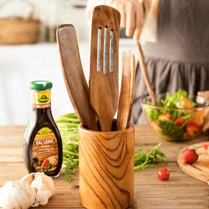 Ensemble de spatules en bois, 2 pièces, qualité alimentaire, lavage à la main uniquement, ustensiles pour mélanger les salades, outils de cuisine au prix le plus bas - Product Image 4