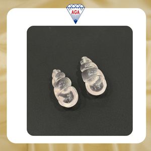 Pareja de Gemas de Cuarzo Rosa Talladas a Mano, Calidad AAA, Piedras Sueltas al por Mayor para Fabricación de Joyería, Regalo Coleccionable - Product Image 6