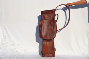 Bolsa de Golf Clásica Edición Tour de Cuero PU Premium, Ligera, Impermeable, Gran Capacidad, Múltiples Bolsillos, Cierre de Cremallera Antideslizante - Product Image 2