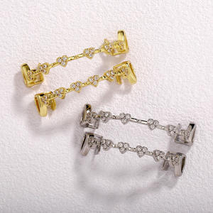 Bijoux de dents Grillz en argent sterling 925 et moissanite de qualité export pour les artistes hip-hop et les passionnés de streetwear - Product Image 2
