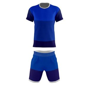Uniforme de volley-ball personnalisable imprimé par sublimation, respirant, fabriqué en polyester anti-humidité, garde au frais et au sec pendant les matchs - Product Image 1