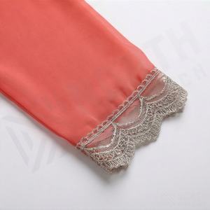 อาบายะห์สั่งทำคุณภาพสูง ขายส่ง อาบายะห์สีพื้นใหม่สั่งทำได้ตามต้องการ สำหรับผู้หญิงมุสลิม แบบ ODM ยาวประดับระบาย ปิดมิดชิด - Product Image 5