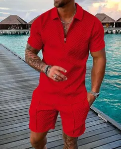 Ensemble T-shirt et Short Vintage pour Homme en Coton 100% Personnalisé, Délavé à l'Acide, Imprimé Sérigraphié, Style Hip Hop - Product Image 3