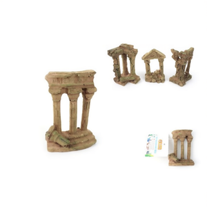 Décoration d'aquarium Yommy Resin Ruins 7cm, style temple ancien - Product Image 2