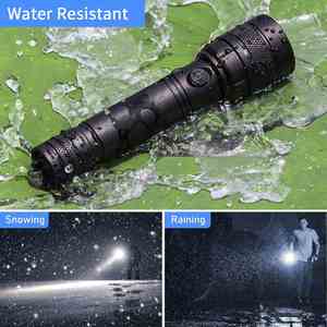 CITICITY <b>LED</b> Flashlight <b>Rechargeable</b>, 3 Modes Portable Mini Tactical Flashlight for Camping Outdoors Home Battery for Free - Product Image 5