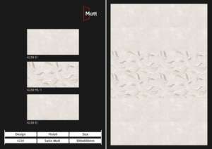 กระเบื้องพอร์ซเลนแบบด้านรุ่นนวัตกรรมใหม่ ขนาด 300x600 มม. ออกแบบมาเพื่อสภาพแวดล้อมในเมือง ให้โครงสร้างแข็งแรง ทนทาน พร้อมความเรียบหรู - Product Image 5