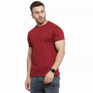 Camiseta deportiva blanca de poliéster 100% para hombre, de corte holgado, para gimnasio y running, con estampado personalizado al por mayor, lisa, para sublimación. - Product Image 2
