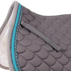 Almohadillas de algodón para silla de montar de caballo, de alta calidad, ajustables, tallas grandes, antideslizantes, profesionales ecuestres, tela personalizada inglesa - Product Image 6