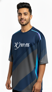 Camiseta Moderna para Hombre, Sublimada, Estilo Urbano, Casual, Holgada - Product Image 4