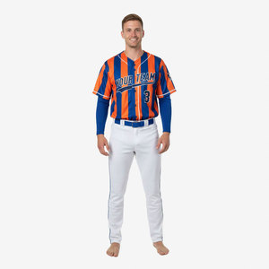 Ensembles d'uniformes de baseball personnalisés pour hommes, style unique, tissu polyester, vêtements de sport, vêtements d'équipe, uniforme de baseball par sublimation - Product Image 2