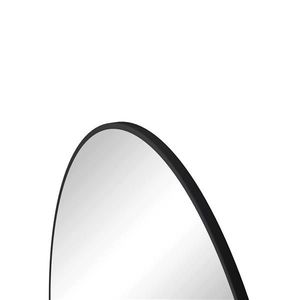 Specchio Circolare da 39 Pollici con Cornice Nera e Argento per Bagno e Arredamento Soggiorno - Product Image 4