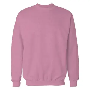 Online alışveriş son tasarım özel OEM boş kazak pamuk Polyester Terry polar Crewneck erkek kazak