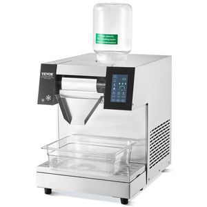 Macchina per il ghiaccio commerciale con fiocco di neve in acciaio inossidabile capacità di 573LBS/24H per il gelato - Product Image 1