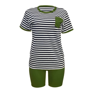 Conjunto Deportivo Casual para Mujer, Ropa Deportiva de Moda en Europa, Conjunto de Gimnasio Personalizado, Shorts de Ciclismo, Top Ajustado, Proveedor y Fabricante OEM - Product Image 1