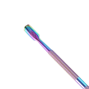 Pousse-cuticules double extrémité en acier inoxydable de haute qualité avec manche antidérapant, outil de suppression et de raclage pour nail art, faible MOQ - Product Image 3