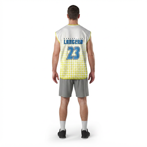 Jersey de Lacrosse Reversible Personalizado OEM, Transpirable, Sublimado, con Malla Frontal, para Entrenamiento Deportivo en Equipo para Adultos - Product Image 2