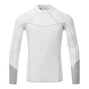 Premium <b>Men</b> Long Sleeve Rash Guard Moisture Wicking Sports <b>Shirt</b> for Surf <b>Swim</b> Fitness Exercise Gym and Performance Use - Product Image 2