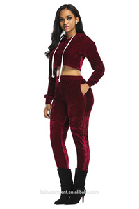 Conjunto Deportivo Gris con Capucha para Mujer, Cierre Completo, Bolsillos Laterales, Color Sólido, Informal, Transpirable, Poliéster, Ropa de Invierno, Diseño 2 en 1, Secado Rápido - Product Image 3