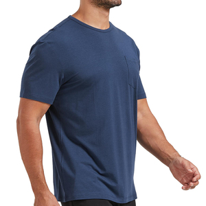เสื้อยืดโอเวอร์ไซส์ทรงบ็อกซี่ผ้าฝ้าย 100% แห้งเร็ว เป็นมิตรกับสิ่งแวดล้อม สำหรับผู้ชาย พร้อมผ้าแคนวาส ใส่สบายในฤดูร้อน ระบายอากาศได้ดี - Product Image 3