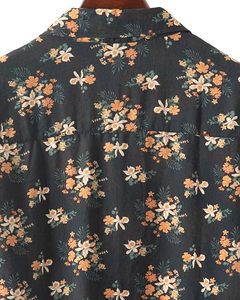 เสื้อเชิ้ตฮาวายชาย Aero Flora แขนสั้น ติดกระดุม ลายดอกไม้ สำหรับฤดูร้อน ชายหาด สวมใส่สบาย น้ำหนักเบา ระบายอากาศได้ดี - Product Image 6