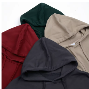 Sudadera con Capucha 100% Algodón para Hombre, Color Sólido, Impresión Personalizada, Ropa Urbana, Venta al Por Mayor, Fabricante de Marca Privada, Alta Calidad - Product Image 6