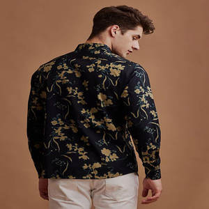 Chemise de couleur unie à manches longues de haute qualité pour hommes Nouvel été Coton Respirant Anti-Rides Casual Lapel Design for Social - Product Image 4