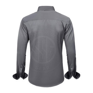 เสื้อเชิ้ตติดกระดุม คอปกเรียบหรู ดีไซน์แขนยาวทันสมัย เสื้อเชิ้ตผู้ชายติดกระดุม ผ้าเนื้อนุ่มระบายอากาศได้ดี - Product Image 2