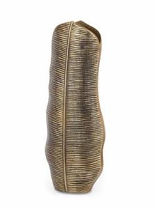 Luxury Textured Metal Floor Vase Modern Gold Silver Handmade Rust Resistant Home Office Centerpiece Accent Decor Art - Product Image 6