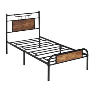 <span class=keywords><strong>Lit</strong></span> double en <span class=keywords><strong>fer</strong></span> forgé avec cadre en acier pour chambre à coucher ou salon - Product Image 3