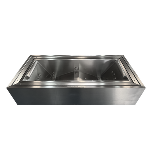 Baignoires de spa rectangulaires à 2 places avec système de filtration de massage UV/ozone intégré à débordement pour l'extérieur pour villas et hôtels - Product Image 1