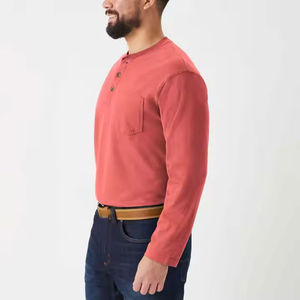 Camisa de Manga Larga de Algodón Suave con Botones, Tejido Transpirable de Alta Calidad para Uso Casual en Varios Colores - Product Image 5