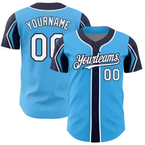 Nouveau Maillot de Baseball Homme Personnalisé 2026 100% Polyester Sublimé, Court, Haute Qualité, Respirant, Rayé, Grande Taille, Été - Product Image 6