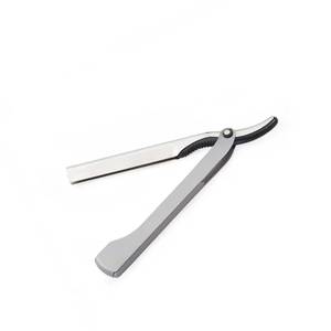 Morje Surgical Men's Straight <b>Razor</b> Stainless Steel <b>Single</b> <b>Blade</b> Rubber Handle for Barber Shop Face Shaving - Product Image 6