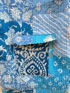 Mochila Acolchada a Rayas para Niñas, Hecha a Mano, de Algodón, para la Escuela, Ligera, para Viajes, con Múltiples Bolsillos, Estilo Boho, 20 Pulgadas - Product Image 3