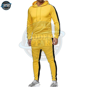 Best Price Custom Printed Solid Tracksuits Men Jogging Breathable 100% Cotton <b>Fleece</b> Hooded Quick Plus Size Men Tracksuits - Product Image 4