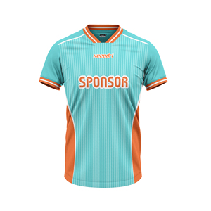 Vêtements de sport respirants imprimés personnalisés maillots de football américain sans couture ODM OEM ensembles d'uniformes personnalisés hauts actifs style - Product Image 2