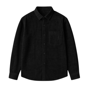 Chemise Oxford à manches longues pour homme, 100% coton, coupe classique, couleur unie, style décontracté, beige, boutonnée, poche sur le devant - Product Image 5
