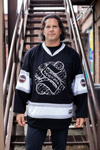 Maillot de hockey sur glace personnalisé OEM, 100% polyester, transfert thermique ou broderie, fabricant en gros - Product Image 5