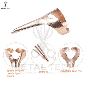 Fashion Rose Gold Hair <b>Braid</b> Rings Metal Hair Cuff Clips for Dreadlocks <b>Braids</b> Twist Hair Styling <b>Accessories</b> Wholesale Supplier - Product Image 3