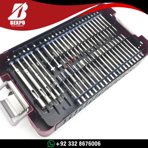 Kit Extractor de Tornillos Quirúrgicos Ortopédicos de Acero Inoxidable de Alta Calidad, 56 Piezas, de BEXPO INTL - Product Image 4