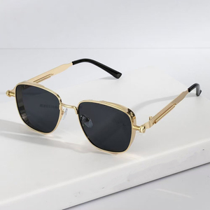 2026 Cyberpunk Future Technology UV400 <b>Sunglasses</b> for Men Large Square Steampunk Metal Frame Light Weight Comfortable - Product Image 3