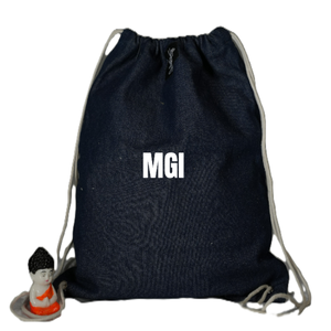 Sac à dos en coton imperméable réutilisable de haute qualité pour hommes, avec cordon de serrage, logo personnalisable, capacité de 23 L, tendance, pour les voyages - Product Image 5