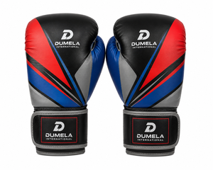 Guantes de Boxeo Internacionales Dumela, Cuero PU, Negro, Rojo, Azul, Equipo de Entrenamiento y Combate - Product Image 1