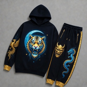 Conjunto Deportivo para Hombre, Ropa Deportiva de Algodón y Felpa para Correr y Trotar, Nuevo Diseño, Logotipo Personalizado, Talla Personalizada, Ligero, Cálido y Cómodo - Product Image 1